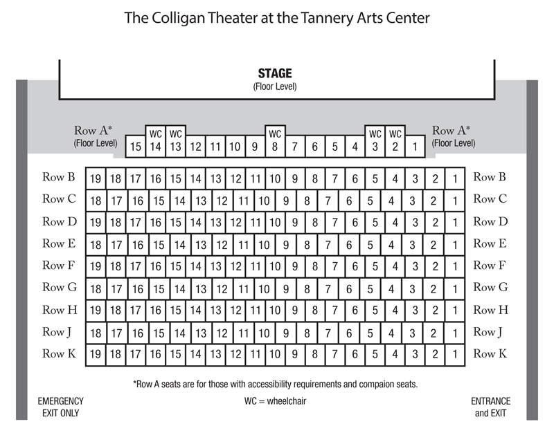 Barn Theatre Seating Chart